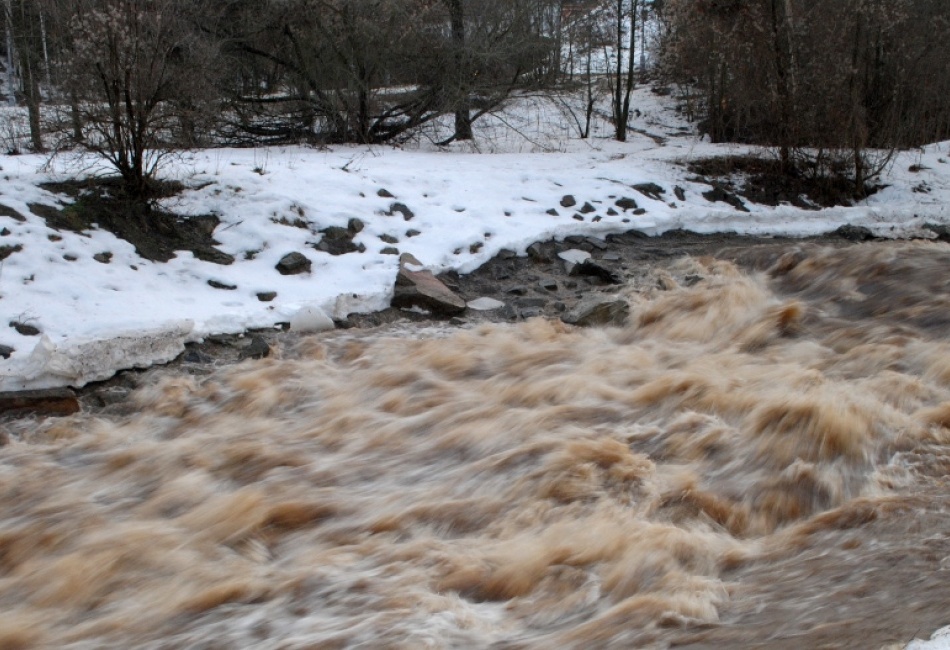 Velká voda leden 2011