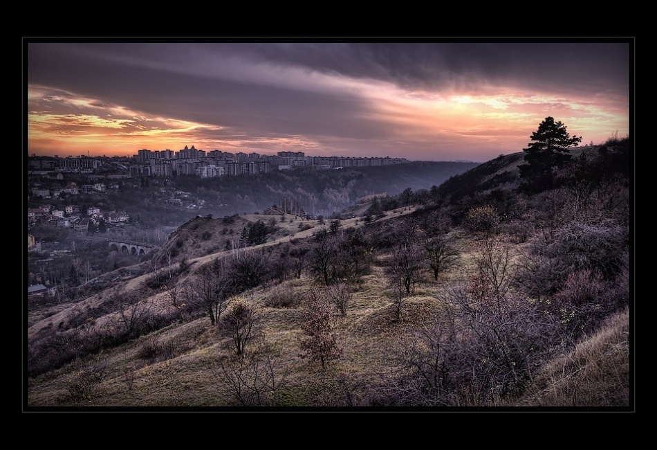 Soumrak nad Barrandovem
