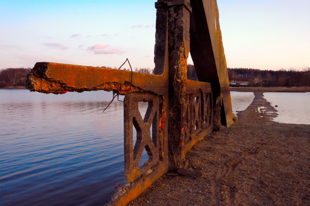 Starý most, přehrada Jesenice