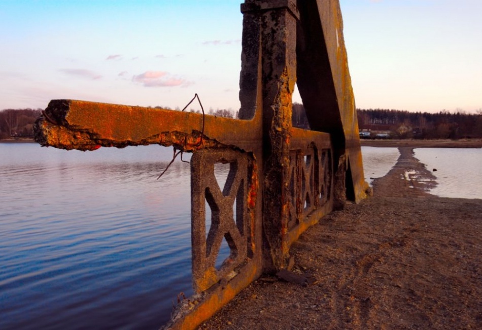 Starý most, přehrada Jesenice