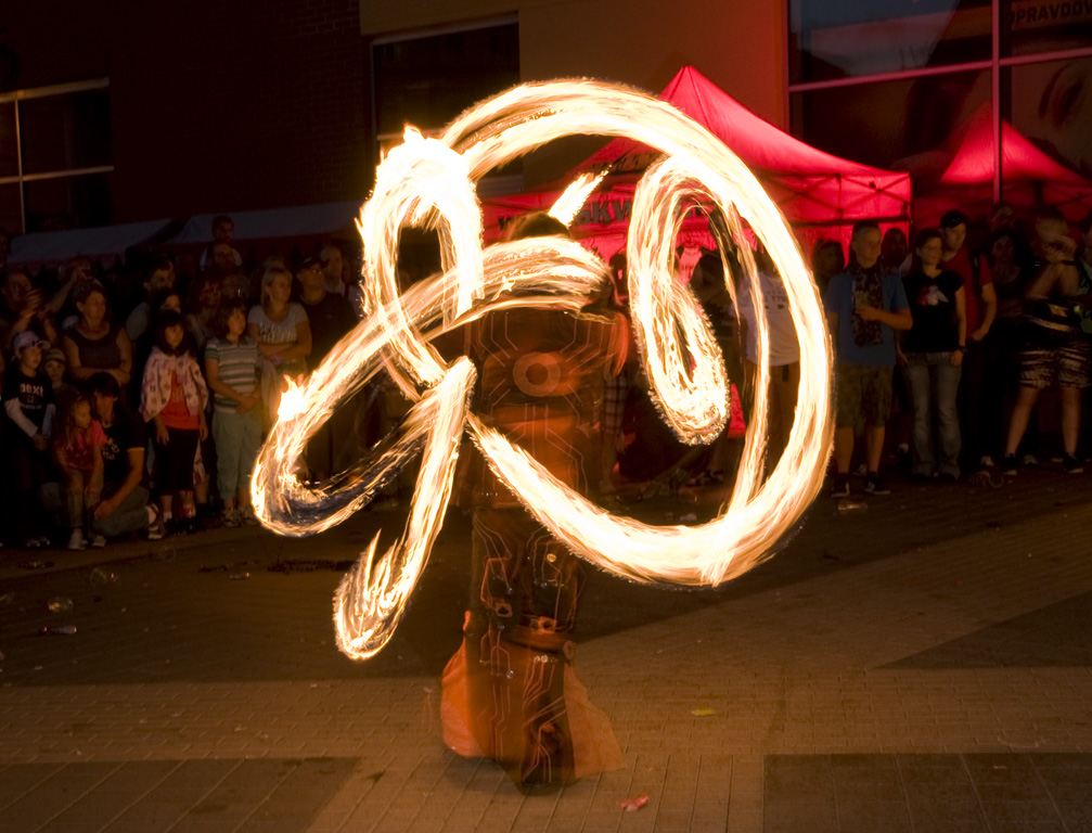 slavnosti Libereckého kraje 2012 - ohňová šou