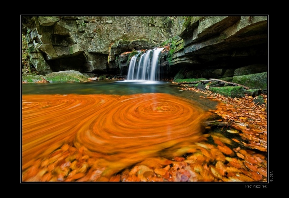 Podzim na satině II