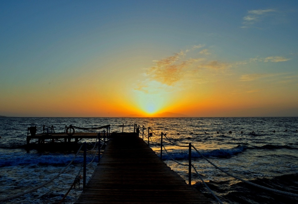 Východ Slunce nad Egyptem