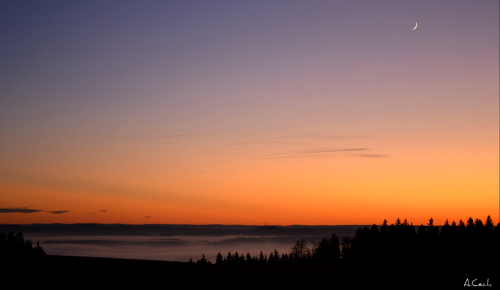 Končí den a přichází noc...
