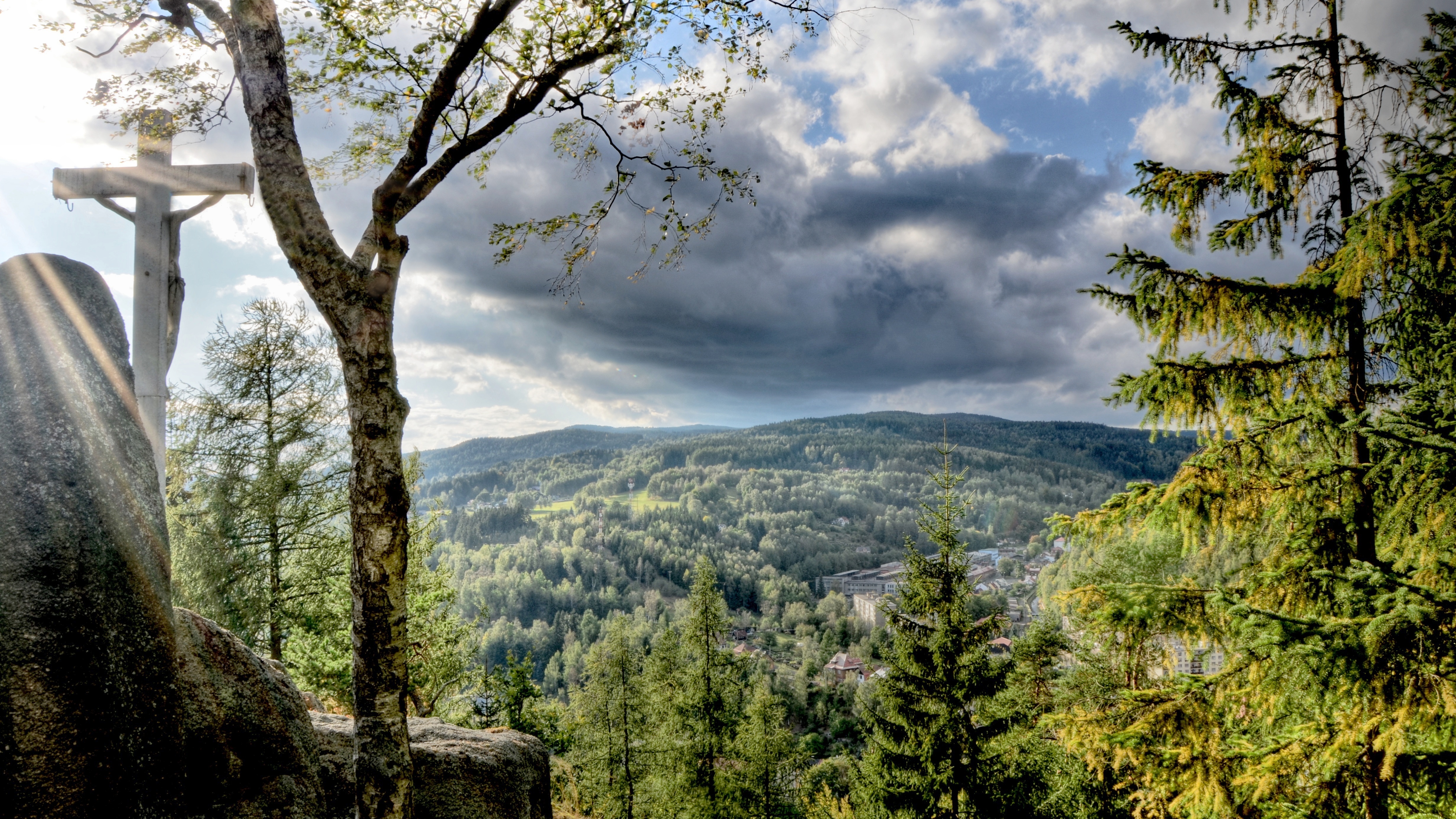 Nejdek - výhled z Křížového vrchu