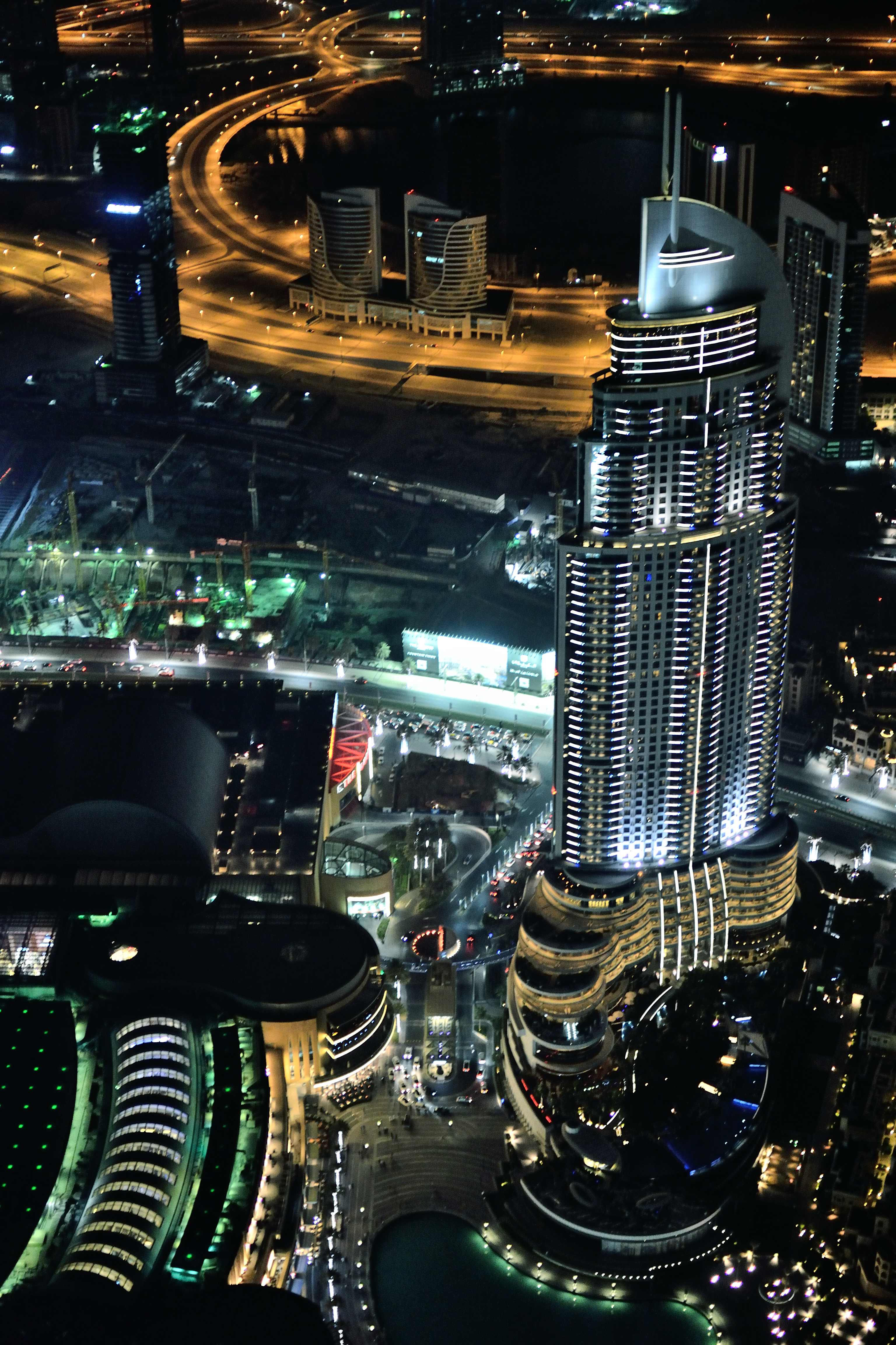 Dubai, výhled z Burj Khalifa