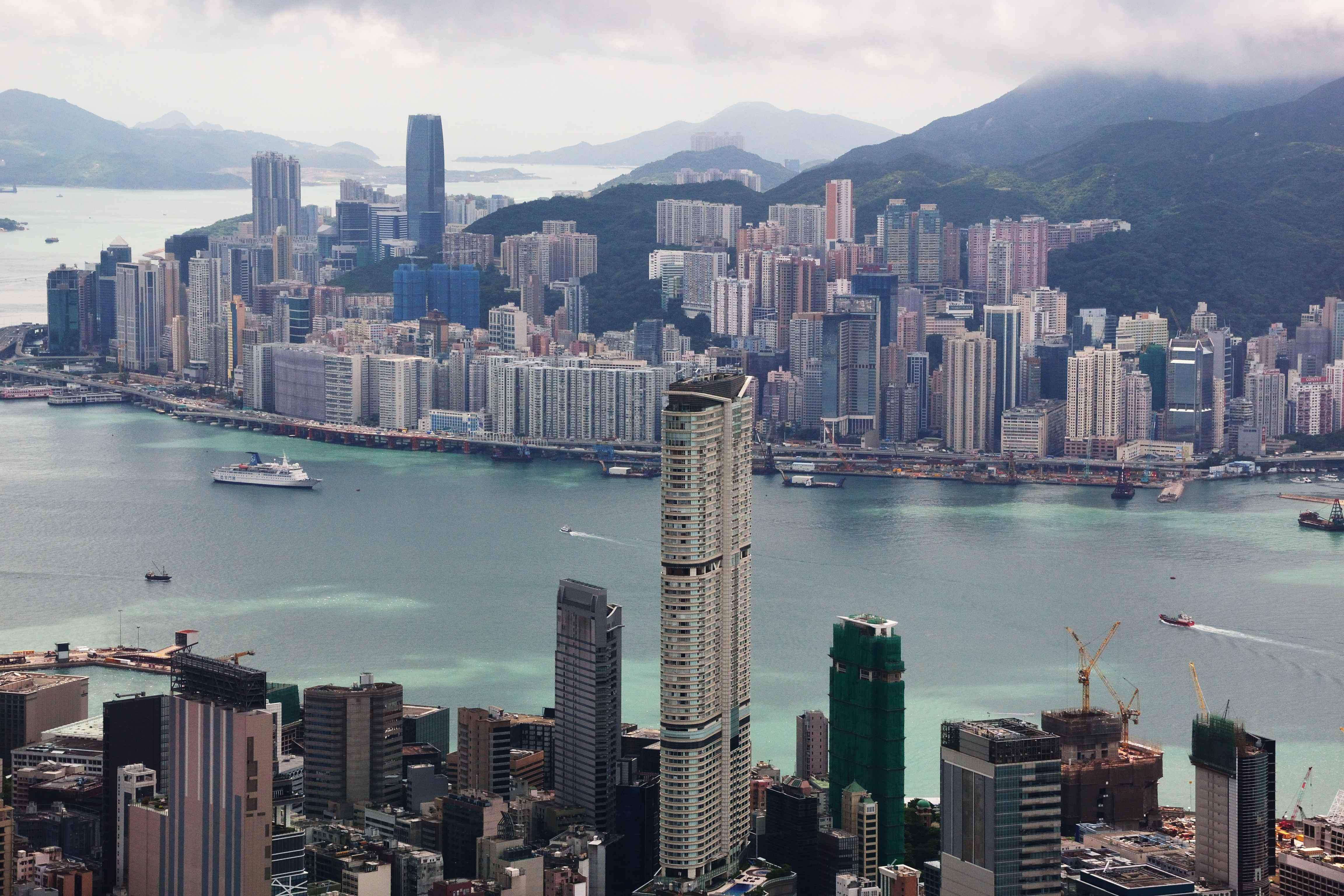 Hong Kong, výhled z 100sky Observation Deck