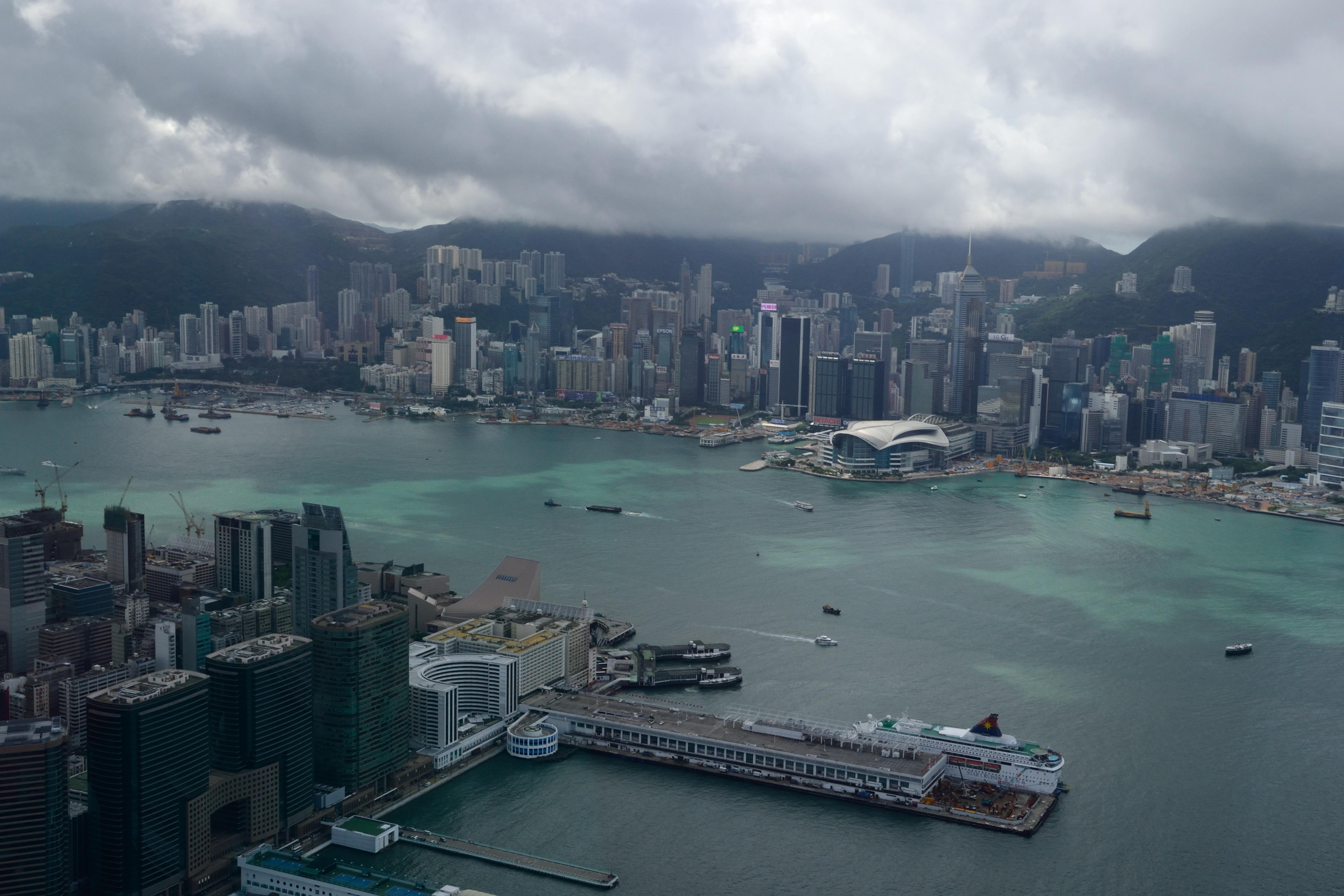 Hong Kong, výhled z 100sky Observation Deck