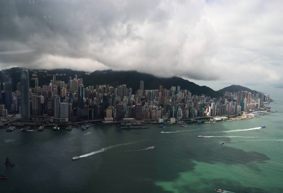 Hong Kong, výhled z 100sky Observation Deck
