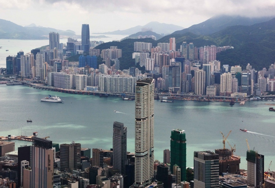 Hong Kong, výhled z 100sky Observation Deck