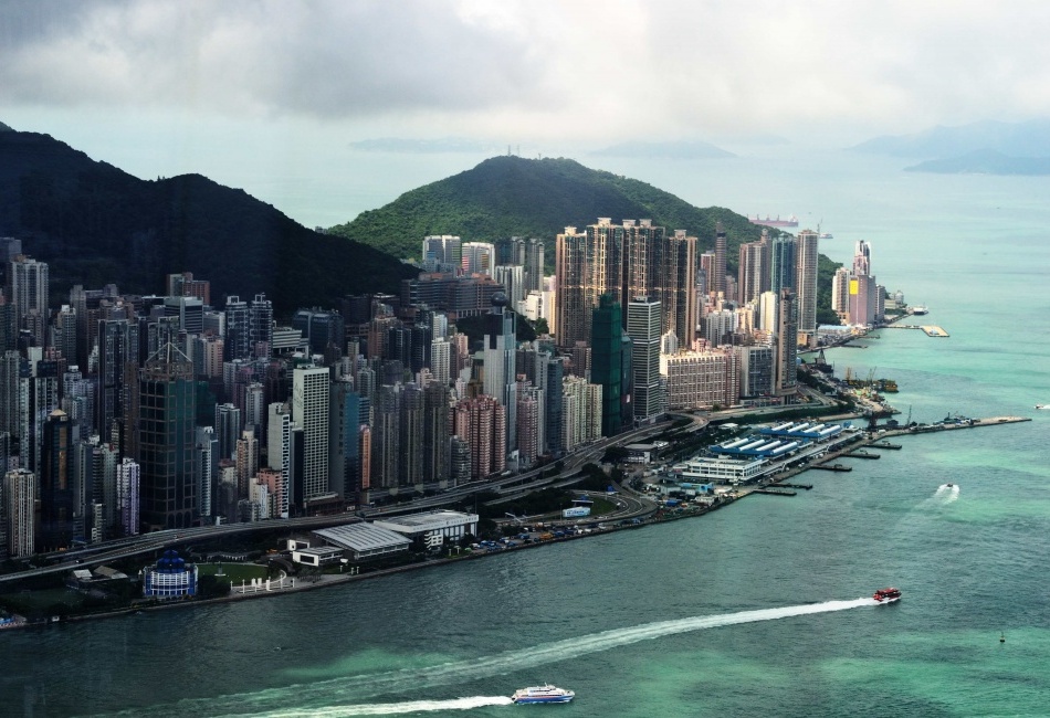 Hong Kong, výhled z 100sky Observation Deck