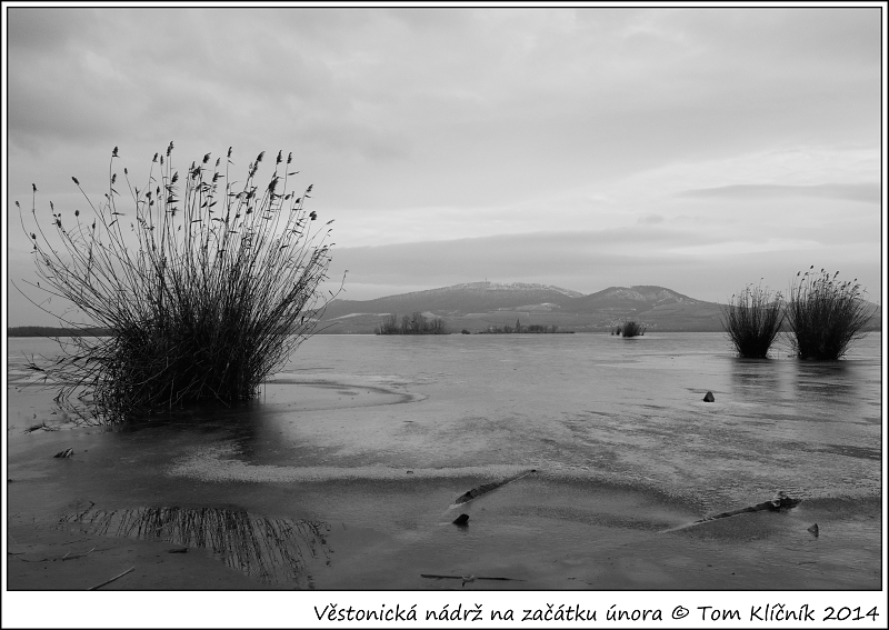 Věstonická nádrž na počátku února
