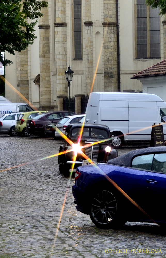 Retro Prague Historic Rally 2014 cíl