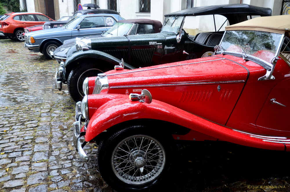 Retro Prague Historic Rally 2014 cíl