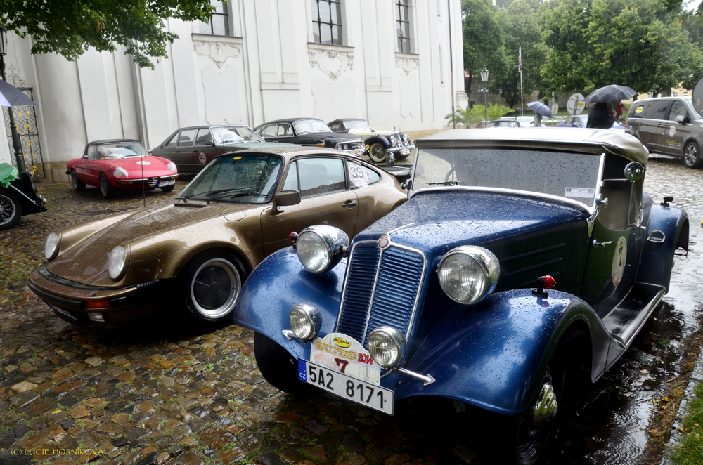 Retro Prague Historic Rally 2014 cíl