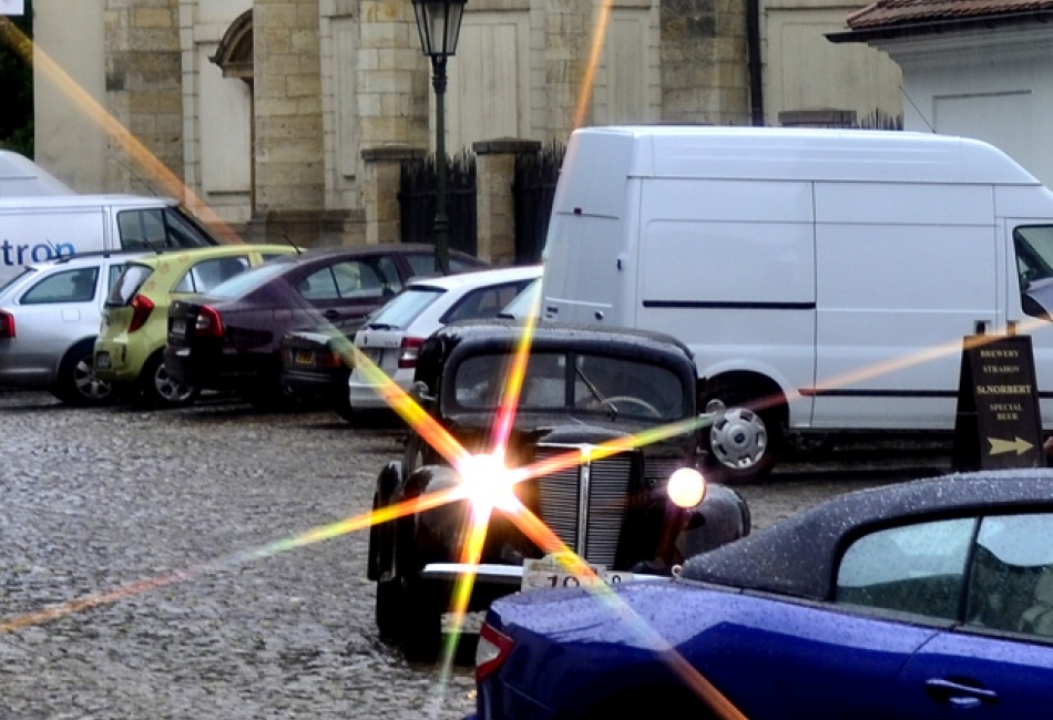 Retro Prague Historic Rally 2014 cíl