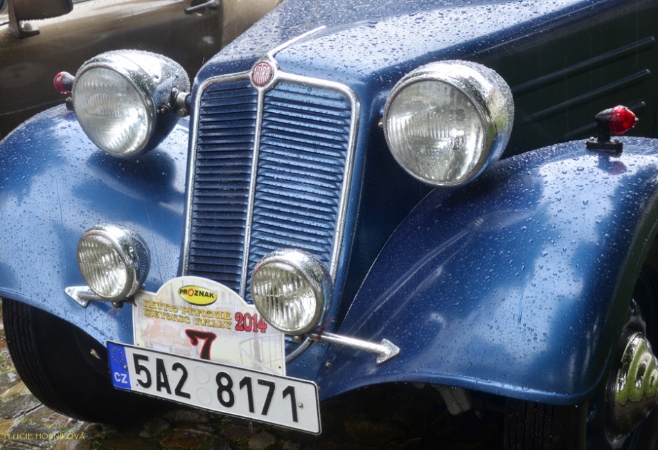 Retro Prague Historic Rally 2014 cíl