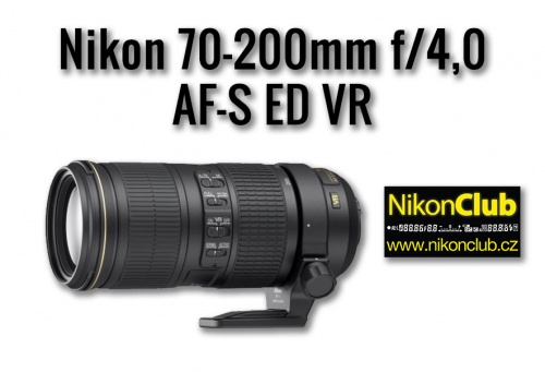 Nikon 70-200mm f/4,0 AF-S ED VR