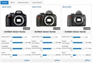 Srovnání D3000 D3100 a D3200