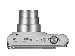 Nikon Coolpix S6600 - pohled shora